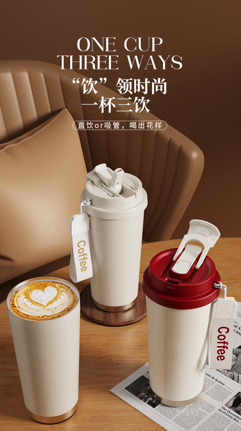 New stainless steel and ceramic coated thermos cups