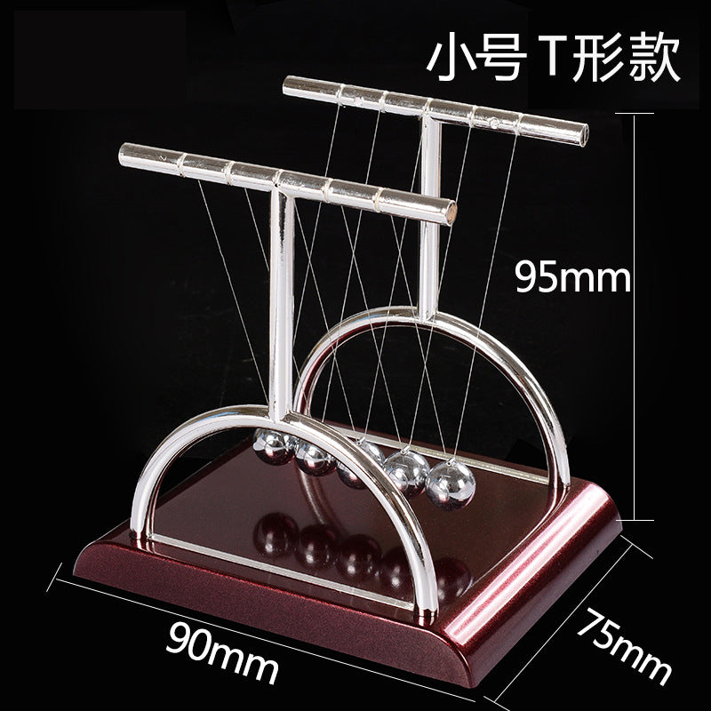 Newton pendulum perpetual mover collision ornament