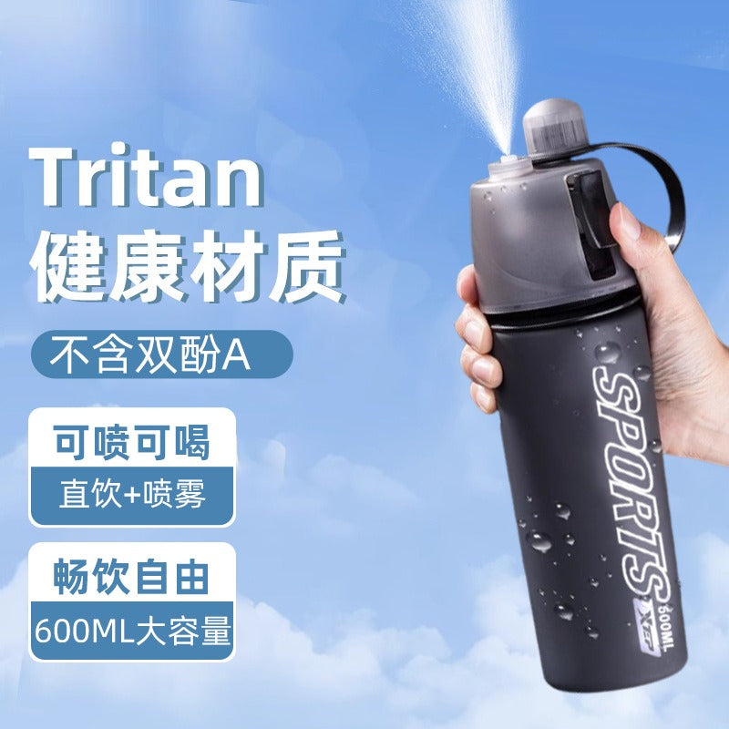 Spray water cup exercise