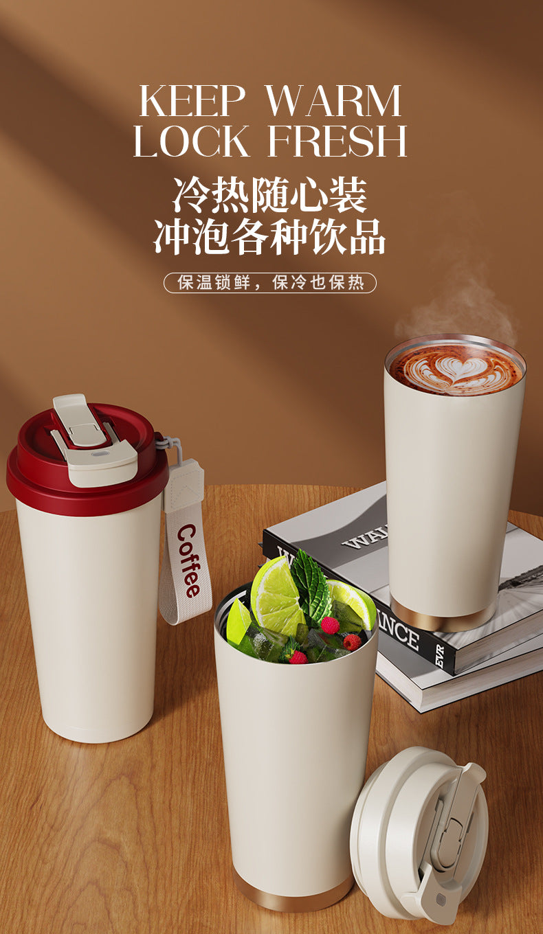 New stainless steel and ceramic coated thermos cups