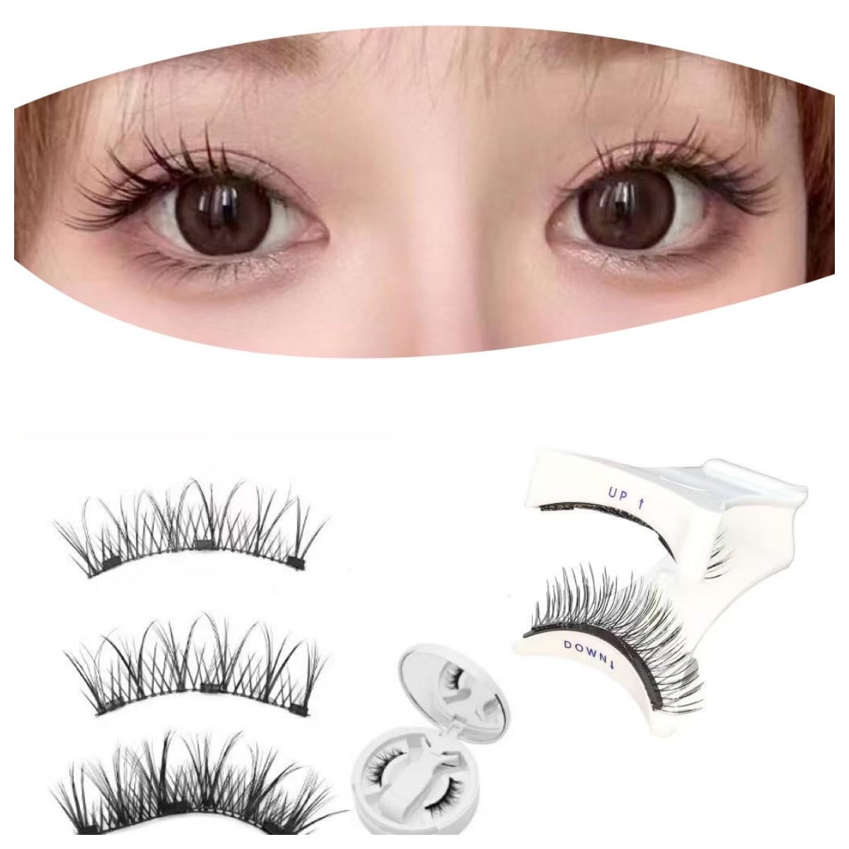 Magnetic Eyelash Kit with All-in-One Storage Box