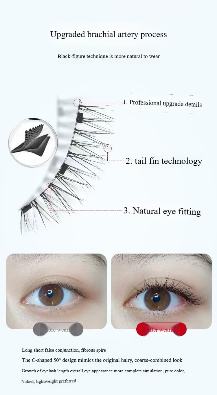 Magnetic Eyelash Kit with All-in-One Storage Box