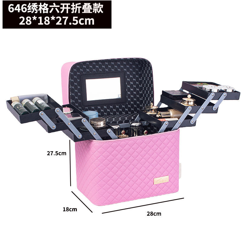 Portable makeup bag