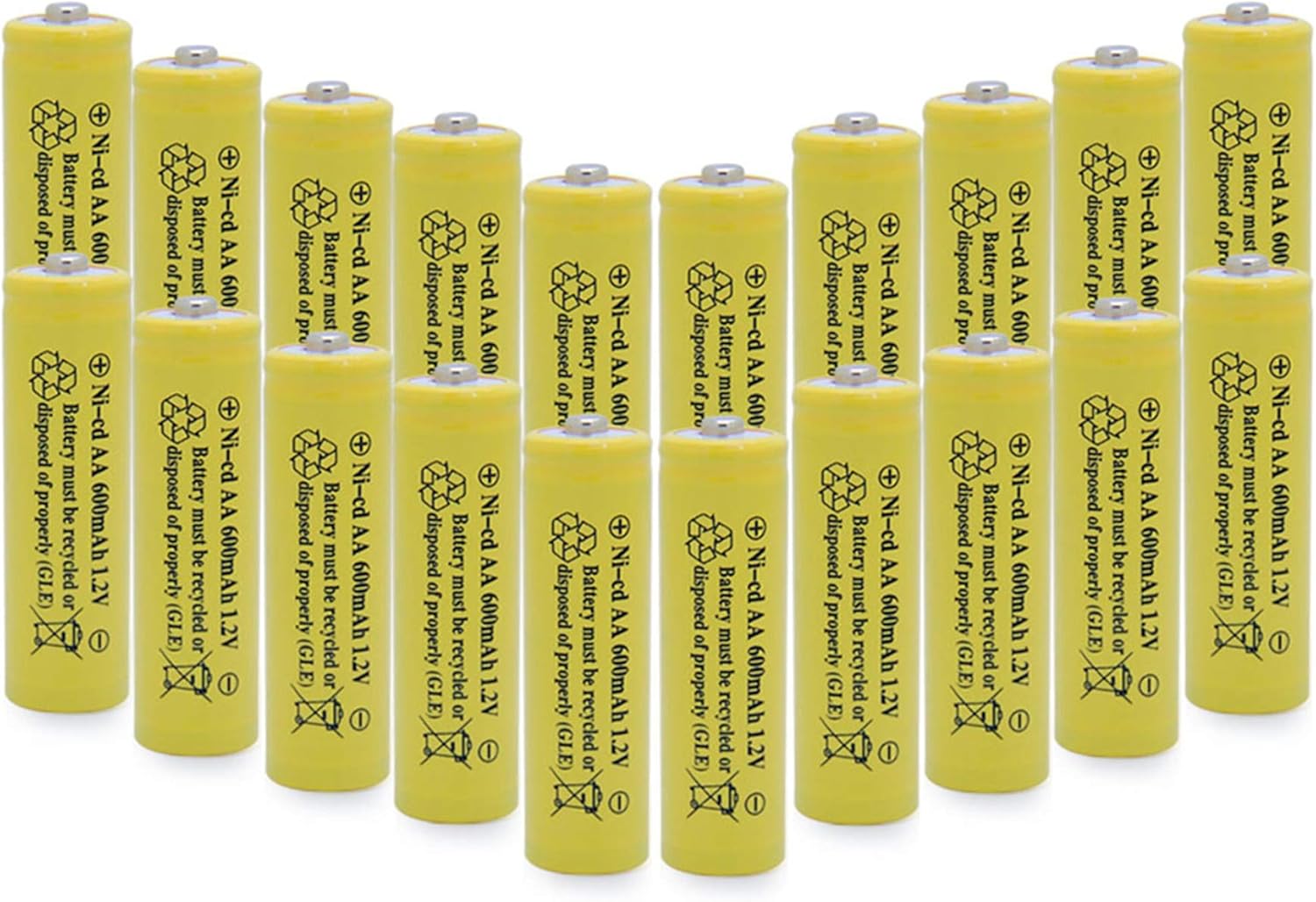 ni-cd aa 600mah 1.2v Rechargeable Battery for Solar