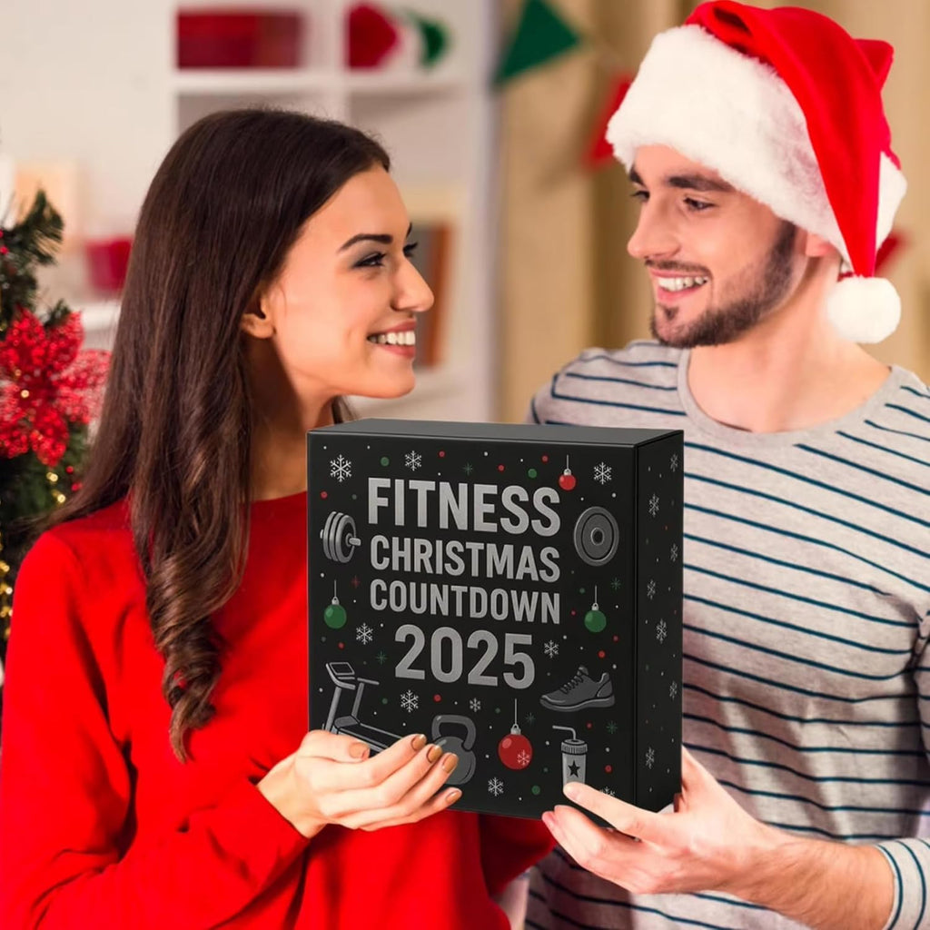 Advent Calendar   24 Days Gym Countdown Calendar with 2D Acrylic Ornaments