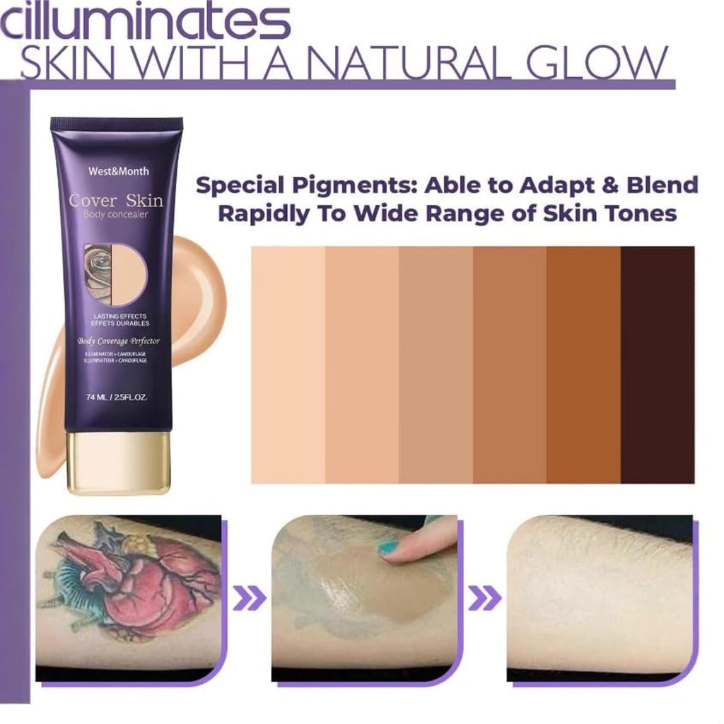 Tattoo cover makeup waterproof, (beige)