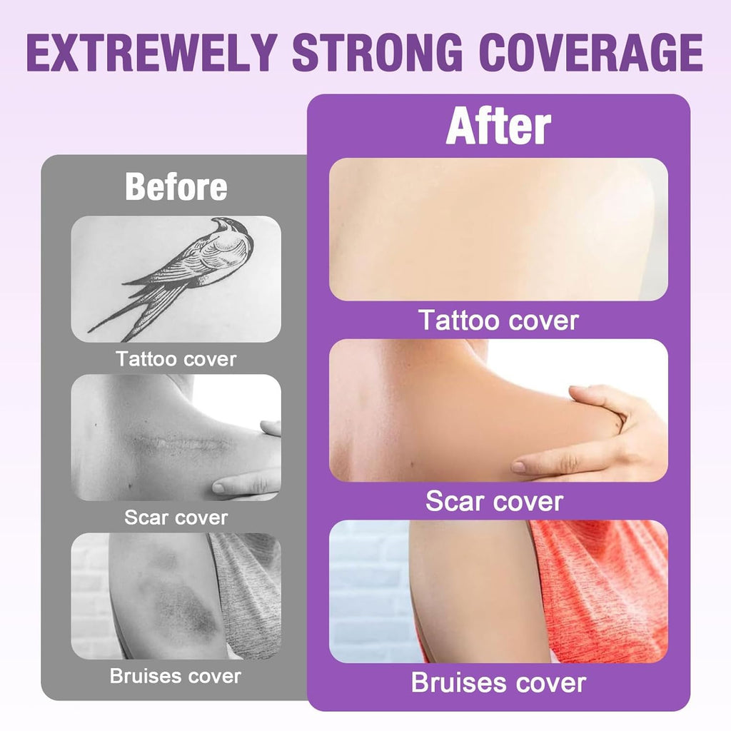 Tattoo Cover Up Patch Waterproof (6-Pack) - Natural Skin