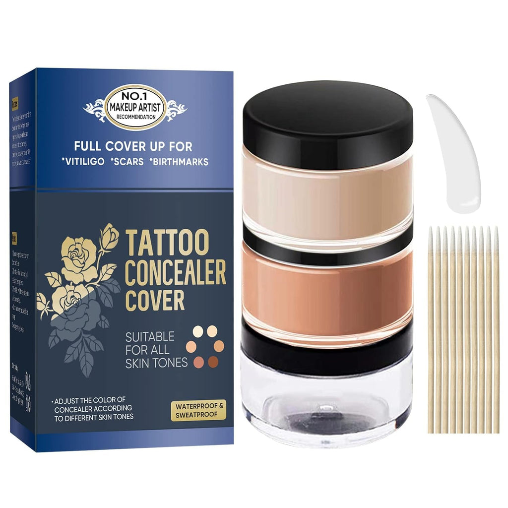 Tattoo Cover Up Makeup Waterproof, 2 Colors Concealer