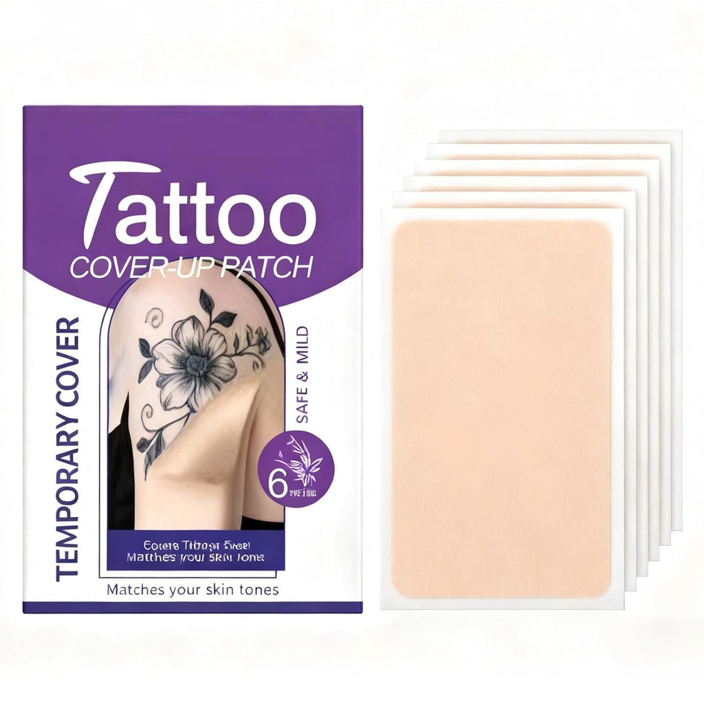 Tattoo Cover Up Patch Waterproof (6-Pack) - Natural Skin