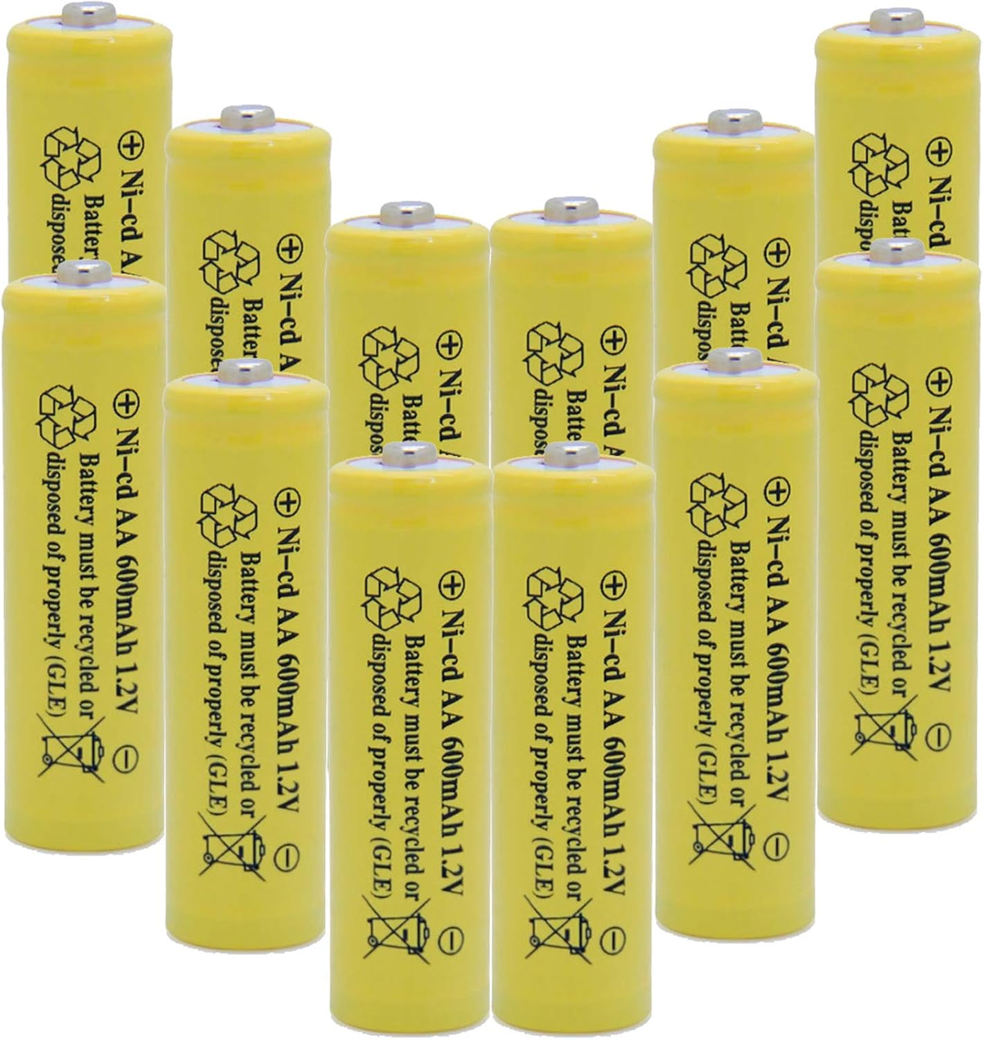 ni-cd aa 600mah 1.2v Rechargeable Battery for Solar