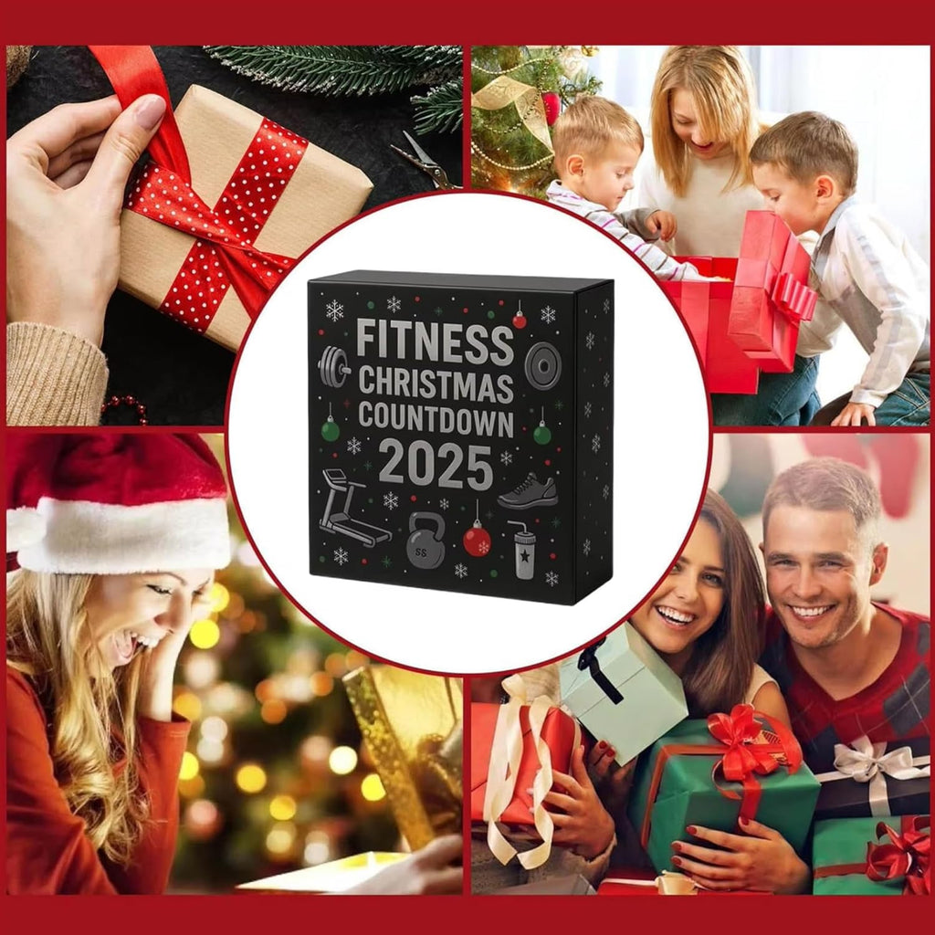 Advent Calendar   24 Days Gym Countdown Calendar with 2D Acrylic Ornaments