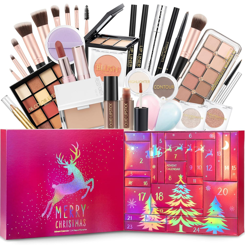 Makeup Arrival Calendar 2025, 24 Day Beauty Calendar