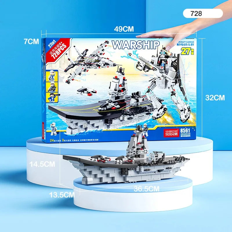 Pirate Ship Battleship Building Blocks