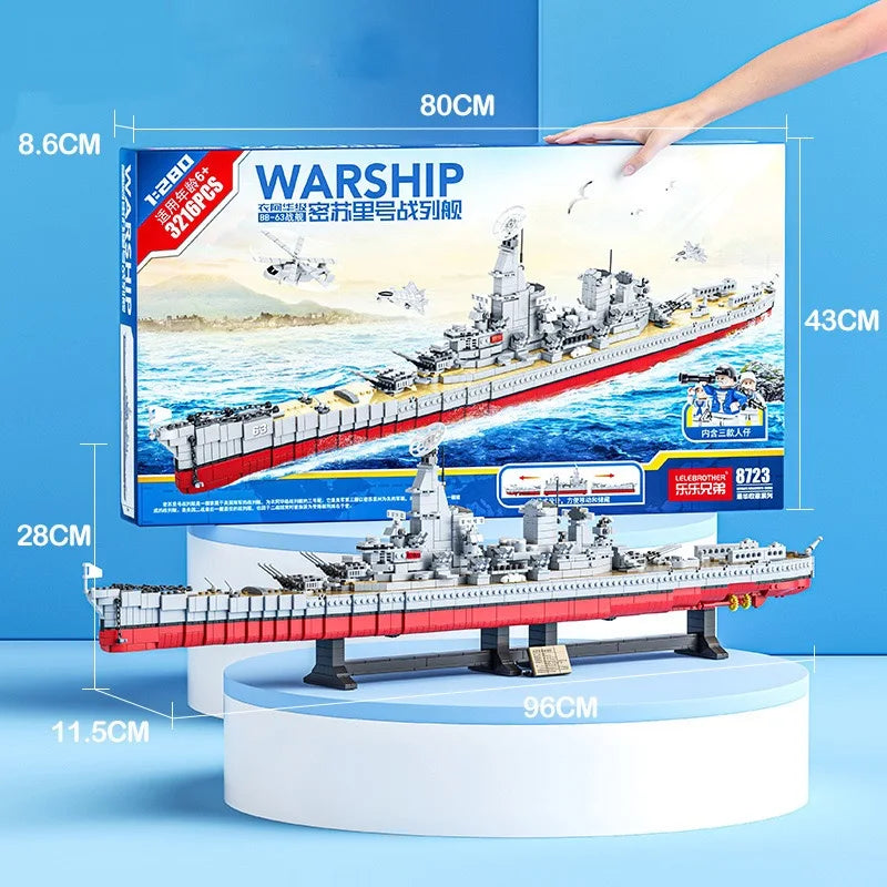 Pirate Ship Battleship Building Blocks