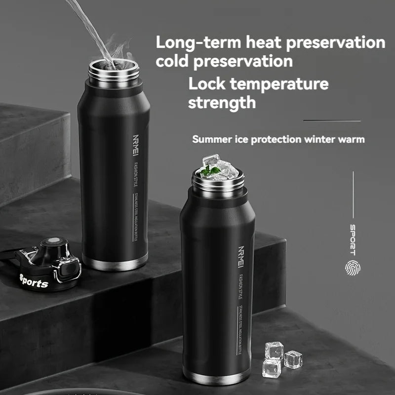Stainless Steel Insulated Bottle with Handle 700ml