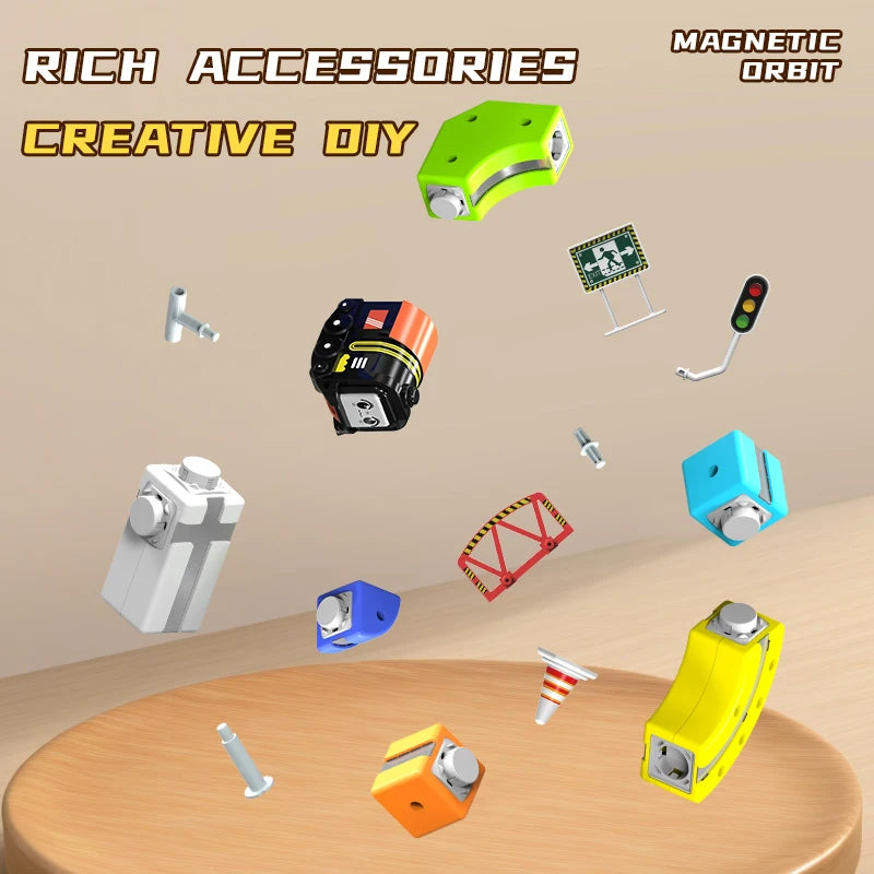 Electronic Rail Train 3D Cube Toy