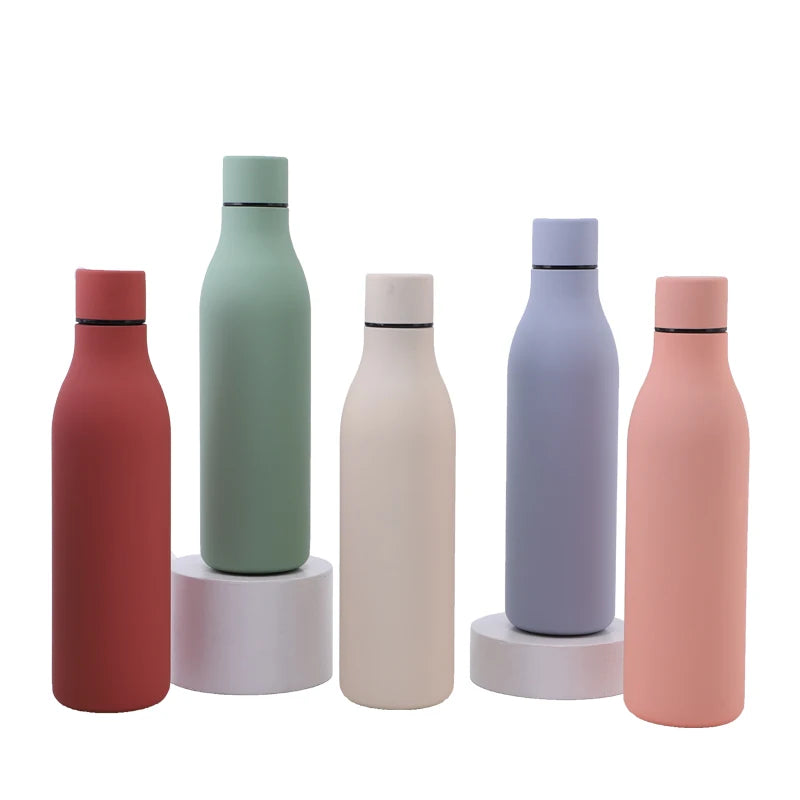 Frosted Soft Touch Insulated Drink Bottle  550ml