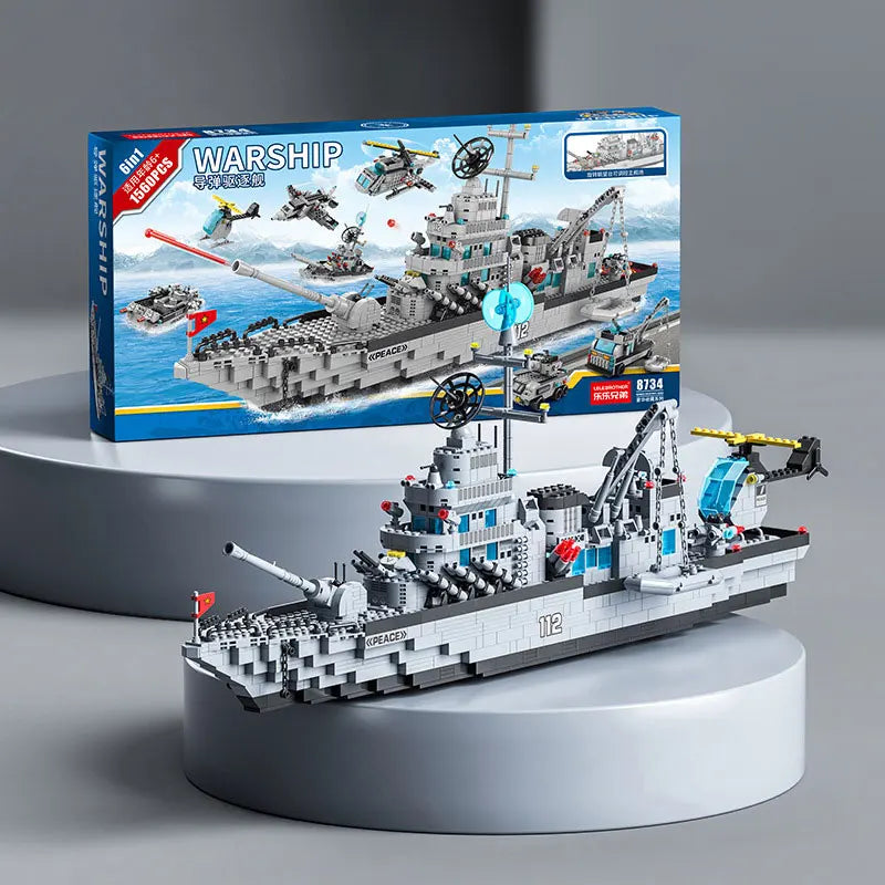Pirate Ship Battleship Building Blocks