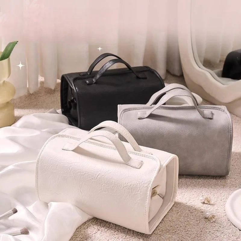 PU Leather  Roll up  Makeup Bag  40*6*5 in
