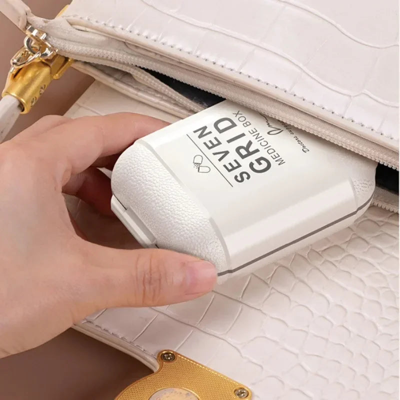 Portable 7 Grids Weekly Travel Medicine Organizer