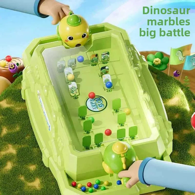 Two-Player Desktop Dinosaur Marble Battle Game Machine