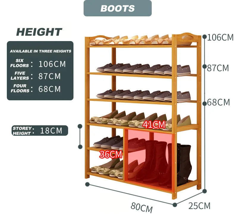 Multi-Layer Dustproof Shoe Cabinet