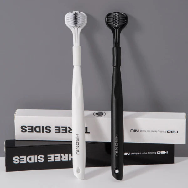 Soft Bristle Adult 3 Sided Toothbrush