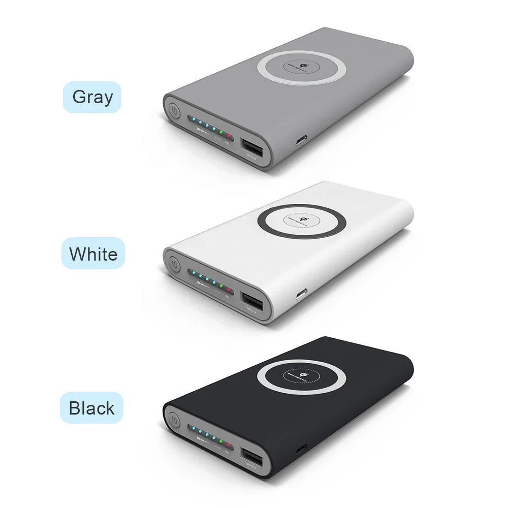 Portable 20000mah Wireless Quick Charger Power Bank