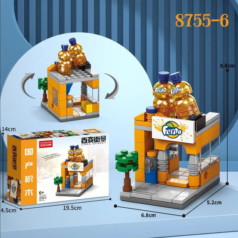 Mini Street View  Building Block Set