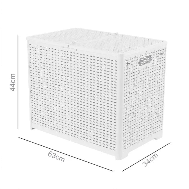 Plastic Laundry Organizer Hamper Dirty Clothes Storage Basket