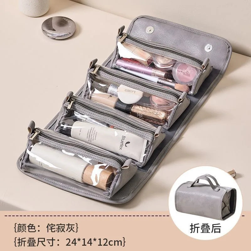 PU Leather  Roll up  Makeup Bag  40*6*5 in