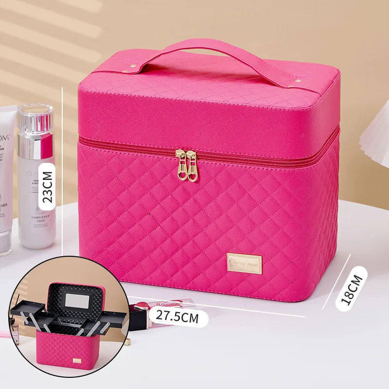 Six-Open Makeup Case  Beauty Tool makeup bag