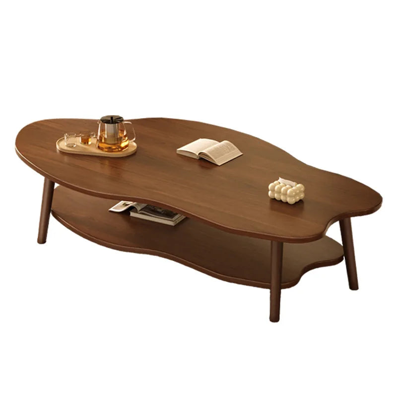 Cloud shaped double-layer coffee table