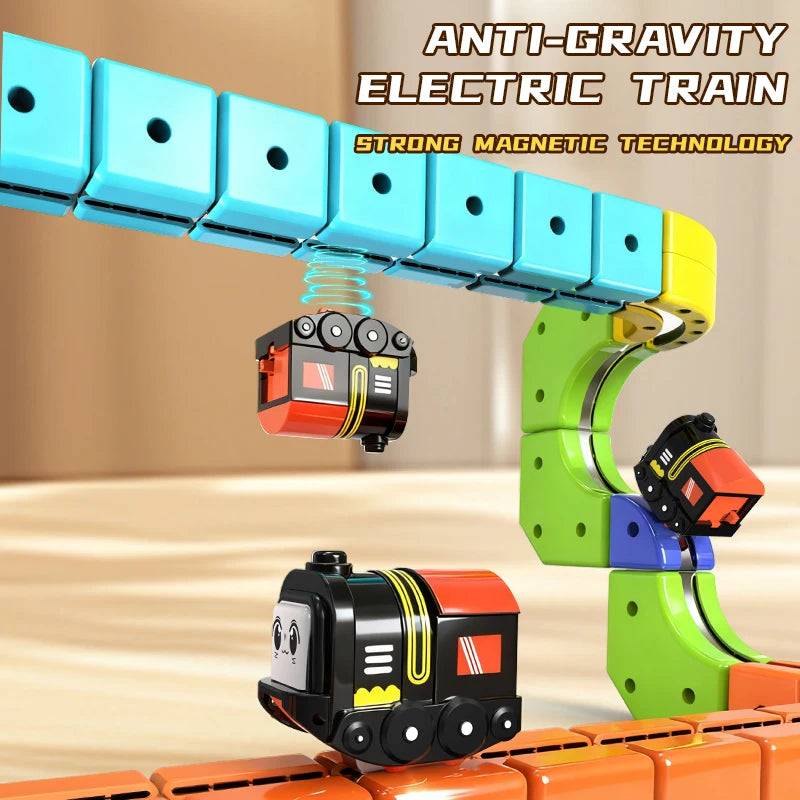 Electronic Rail Train 3D Cube Toy