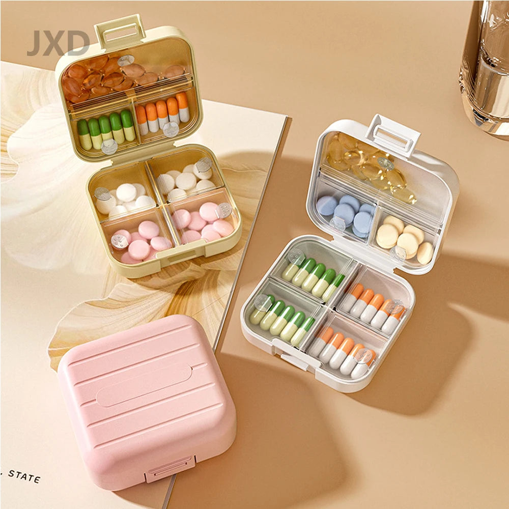 Portable Medicine Organizer Box
