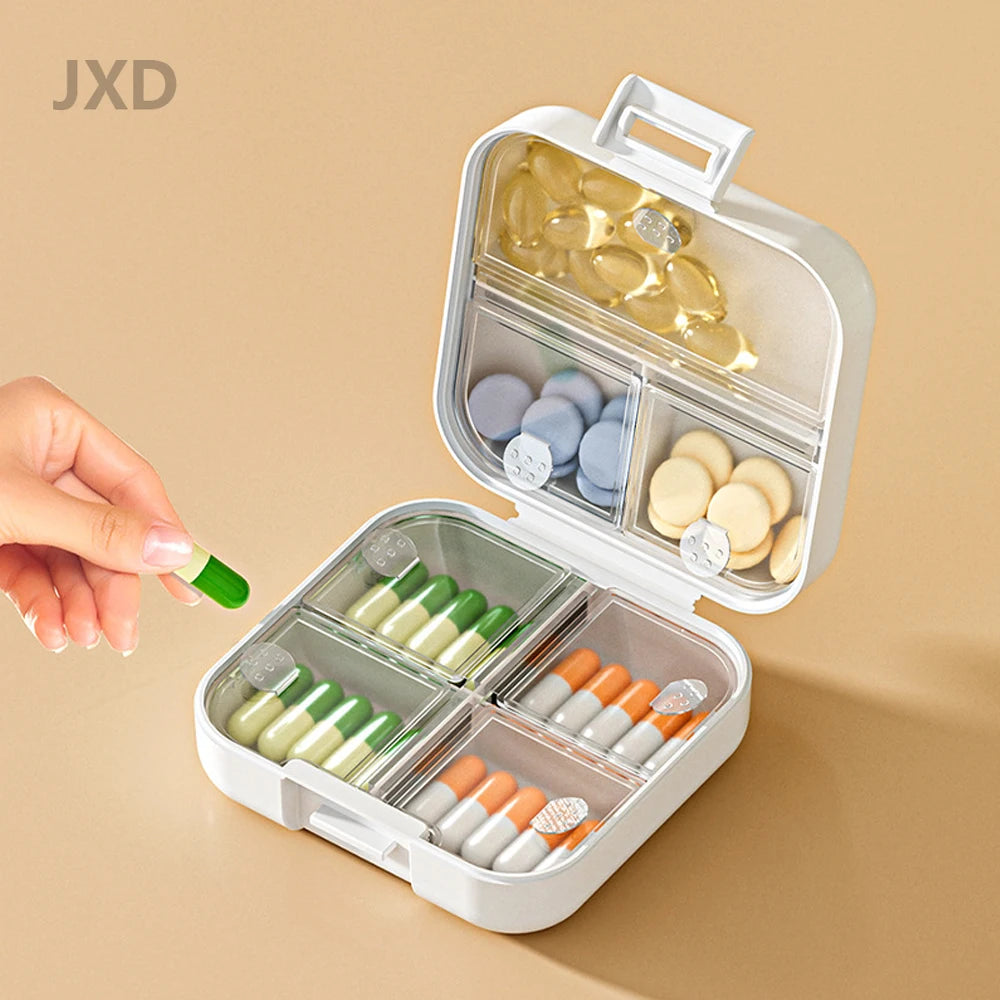 Portable Medicine Organizer Box