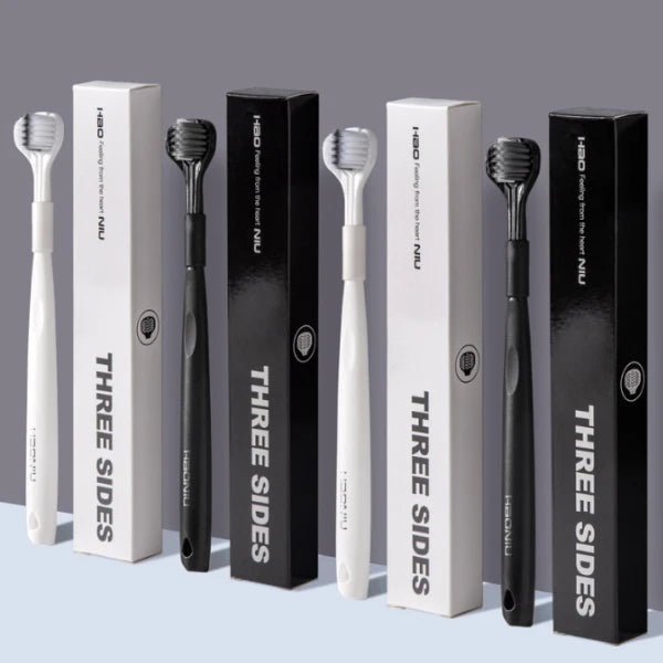 Soft Bristle Adult 3 Sided Toothbrush
