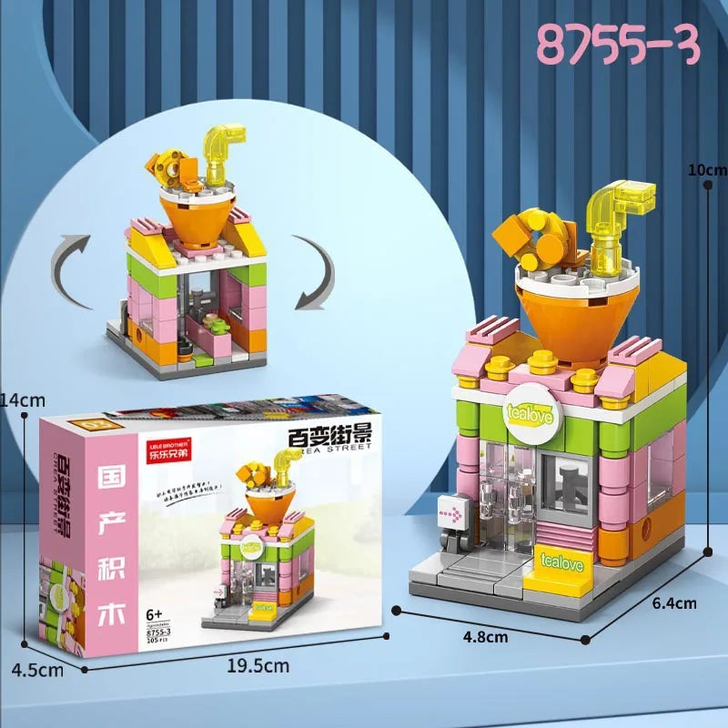 Mini Street View  Building Block Set