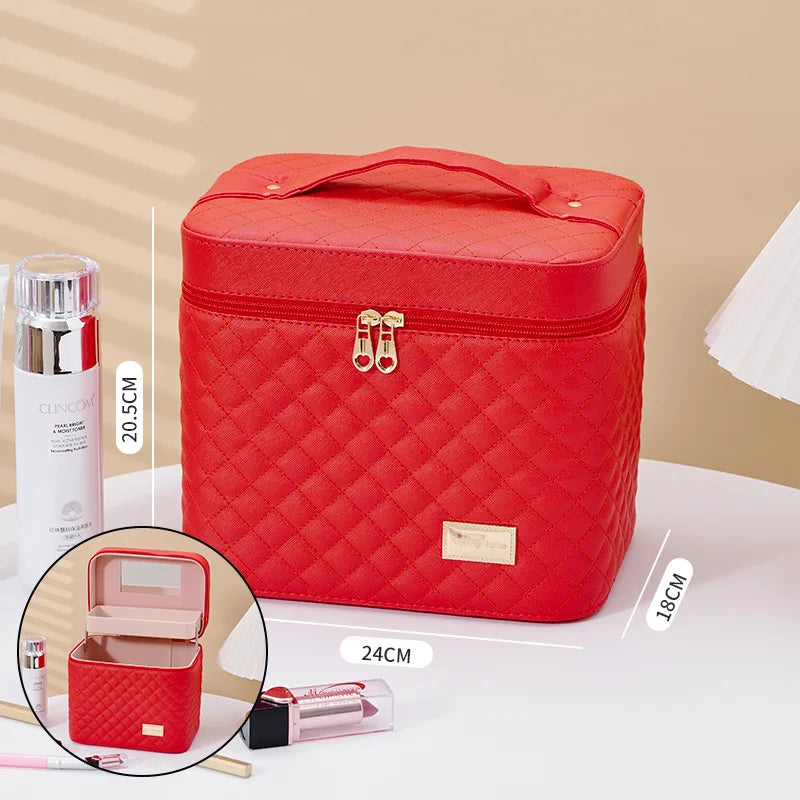 Six-Open Makeup Case  Beauty Tool makeup bag