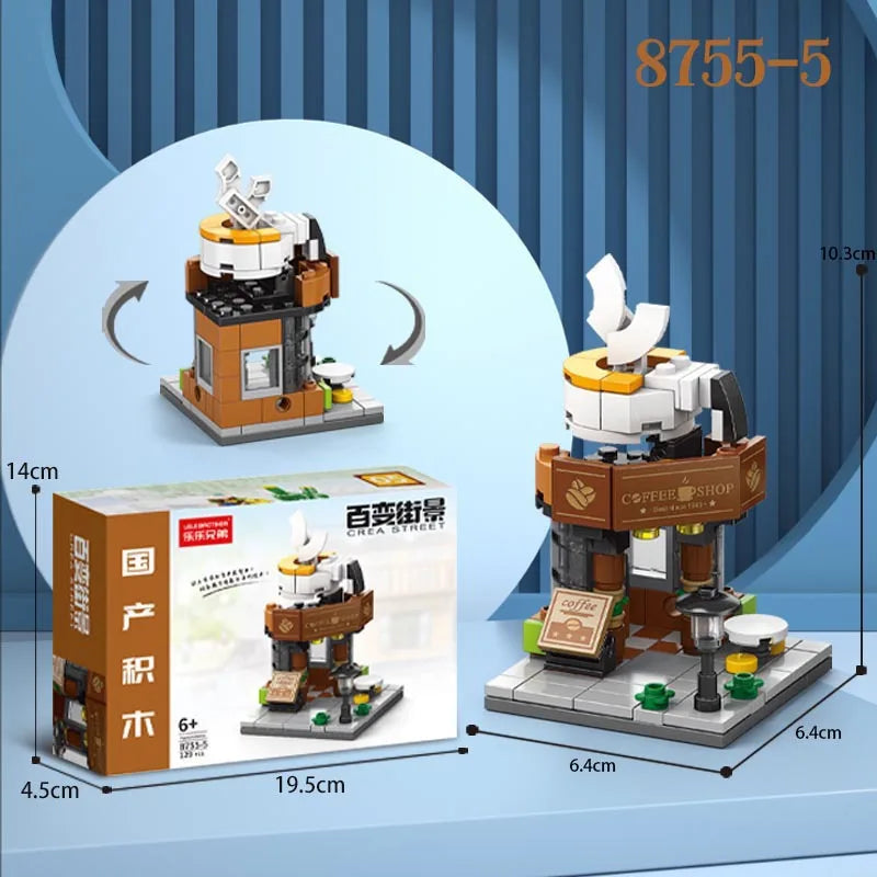 Mini Street View  Building Block Set