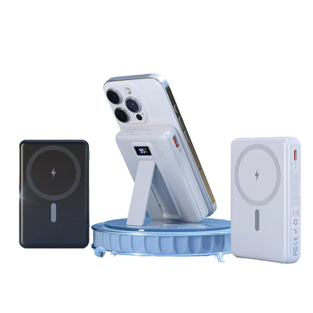 Magnetic Wireless  10000mAh  3 in 1 Power Bank