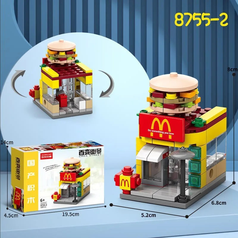 Mini Street View  Building Block Set