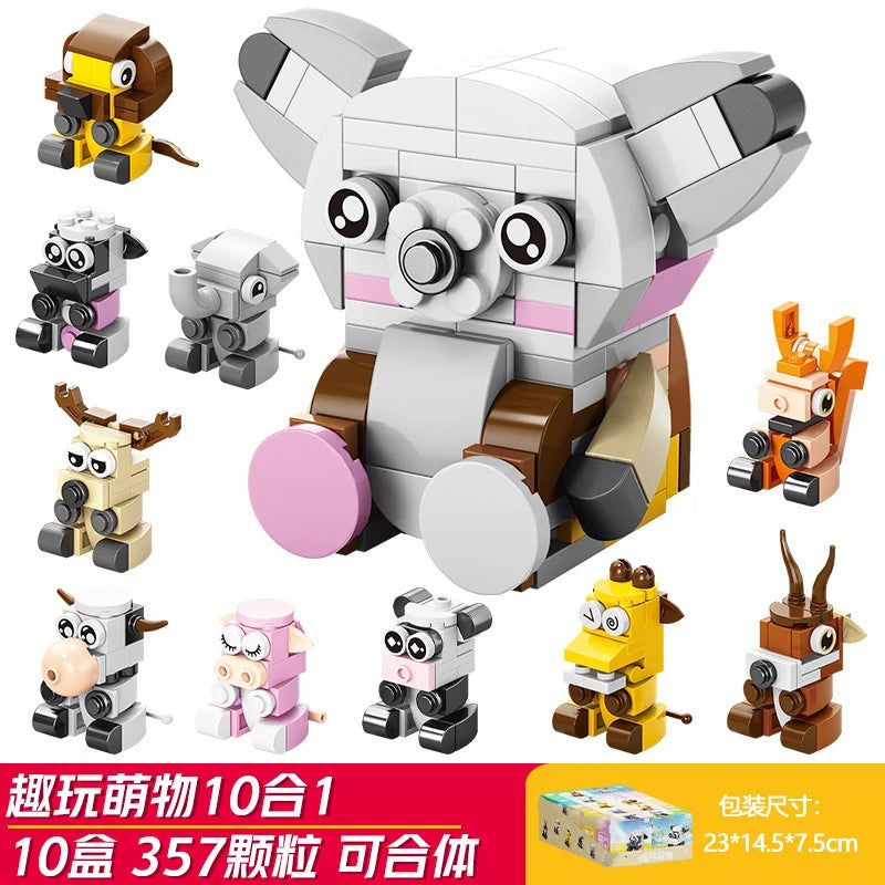 Mini Block Zooland Party Birds Insects Model