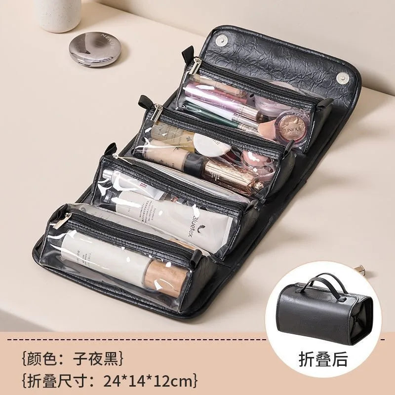 PU Leather  Roll up  Makeup Bag  40*6*5 in