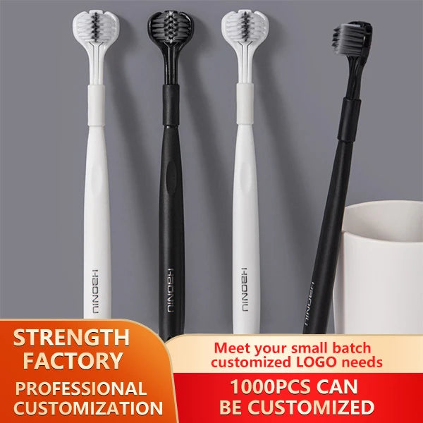 Soft Bristle Adult 3 Sided Toothbrush