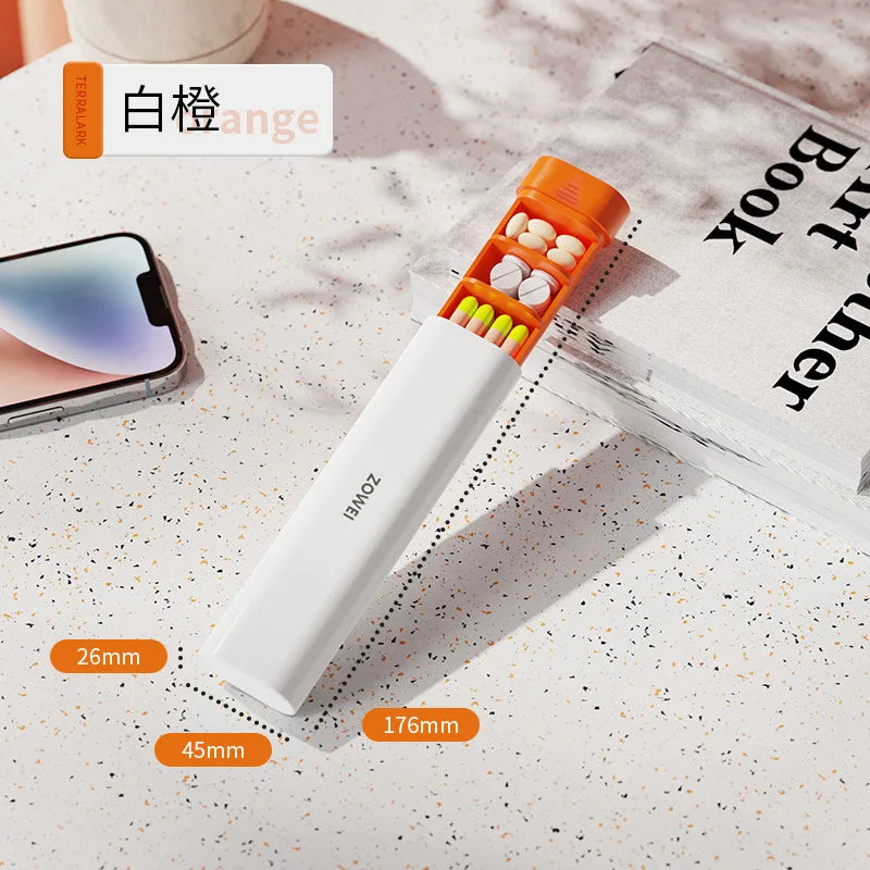 Weekly Pill Box with 7 Compartments