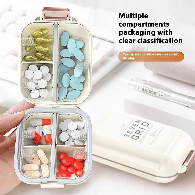 Portable Plastic Pill Box