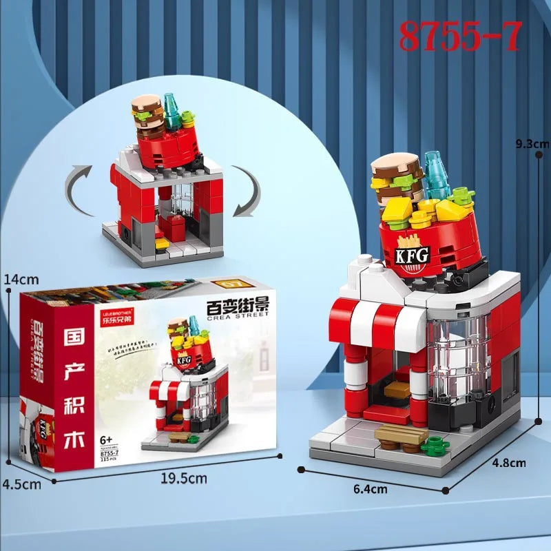 Mini Street View  Building Block Set