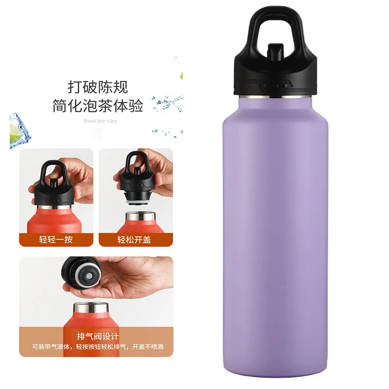 Open-Lid Thermos Cup 316 Stainless Steel  700ml