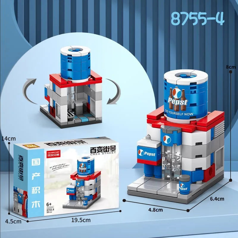 Mini Street View  Building Block Set